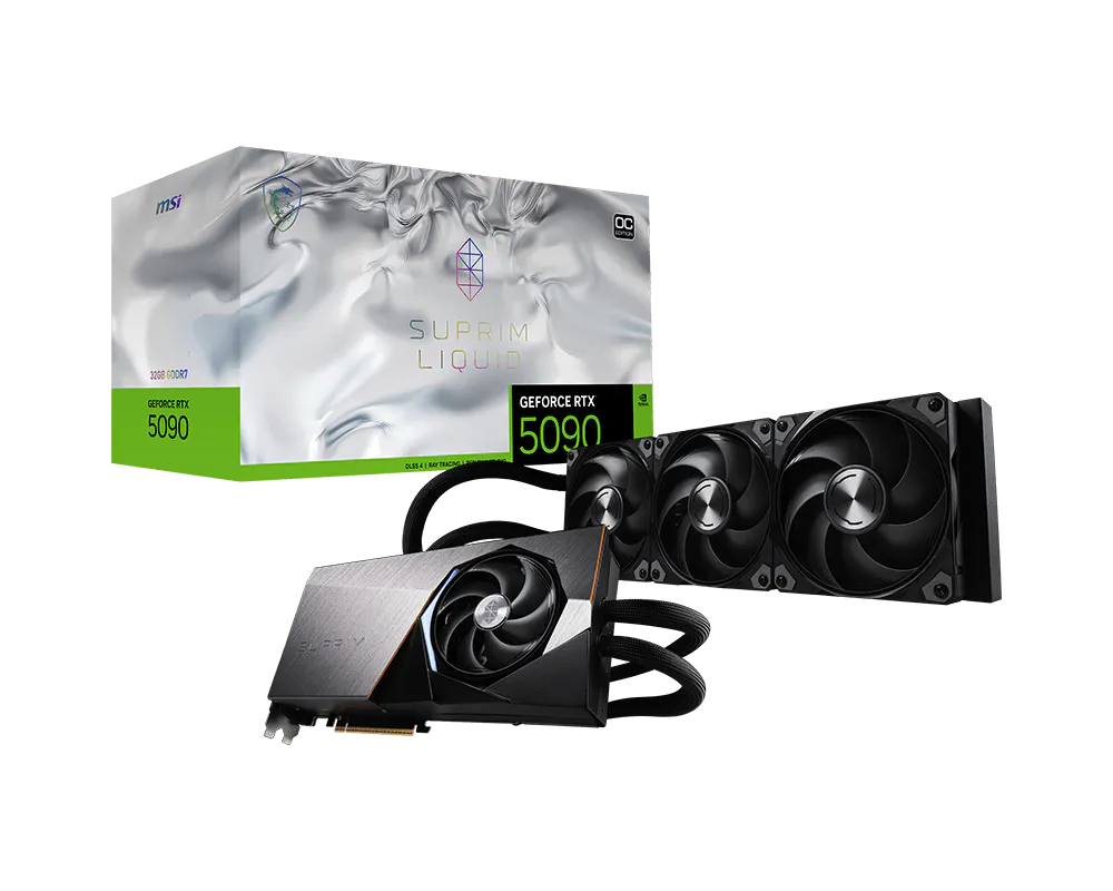 MSI GeForce RTX 5090 32G SUPRIM LIQUID OC